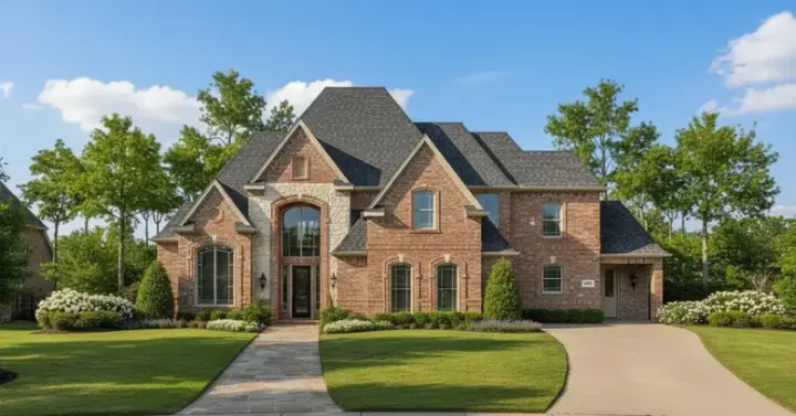 Traditional house plans 19-190 - front exterior, 4,470 sq ft, 4 bed, 3 bath house plans | Monster House Plans