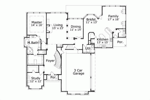 Main Floor Plan: 19-190