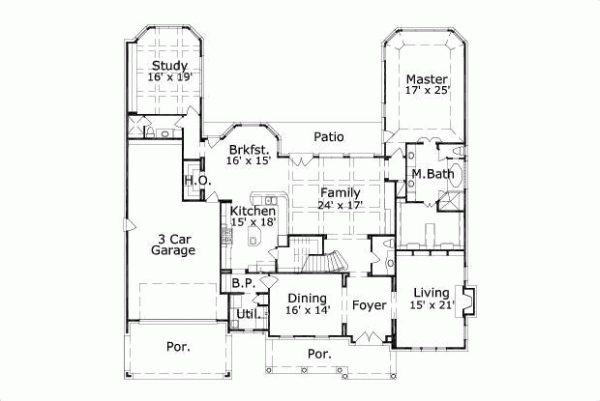 Main Floor Plan: 19-191