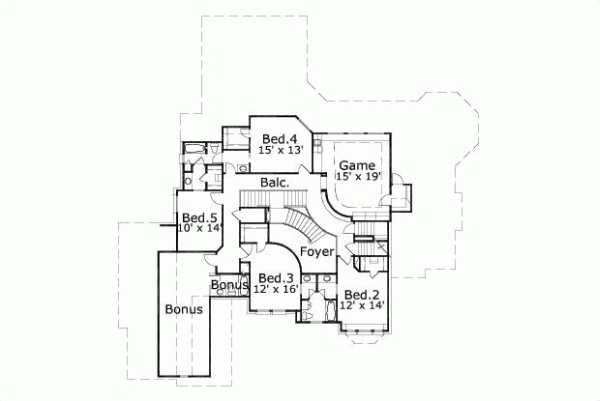 Upper/Second Floor Plan: 19-194