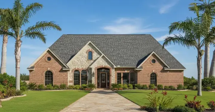 Traditional house plans 19-199 - front exterior, 3,311 sq ft, 4 bed, 3 bath house plans | Monster House Plans
