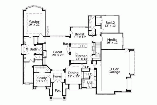 Main Floor Plan: 19-201