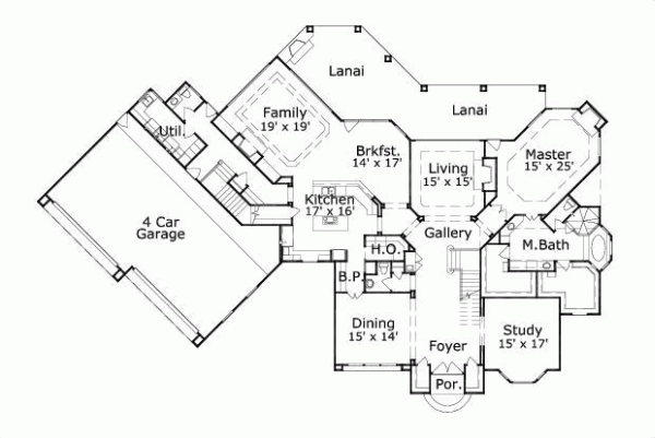 Main Floor Plan: 19-202