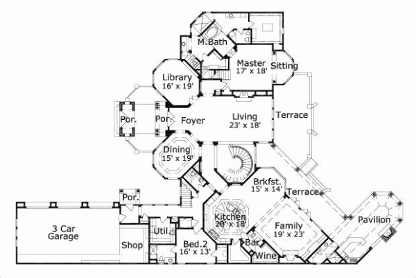 Main Floor Plan: 19-203
