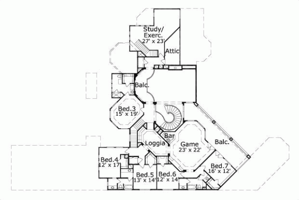 Upper/Second Floor Plan: 19-203