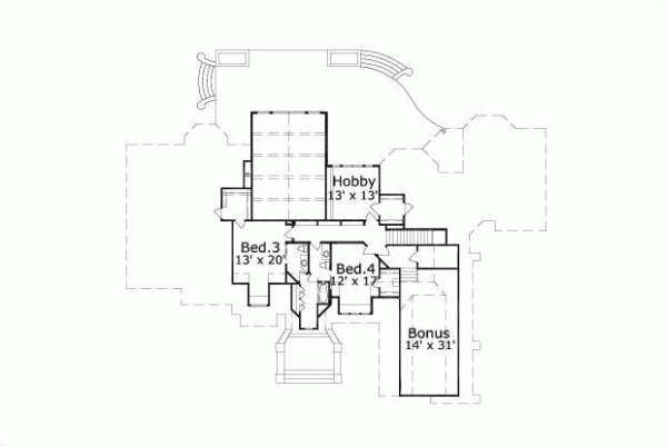 Upper/Second Floor Plan: 19-204