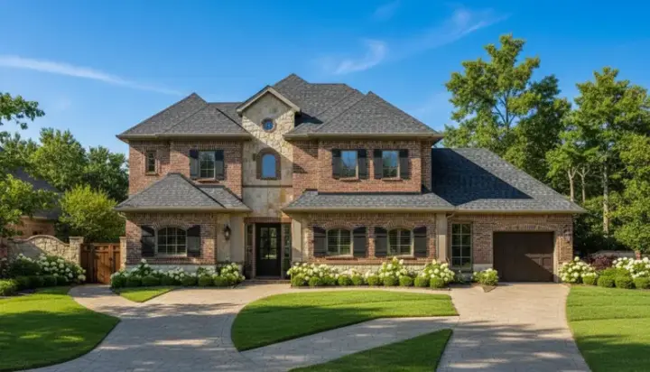 French Country house plans 19-207 - front exterior, 2,944 sq ft, 3 bed, 2 bath house plans | Monster House Plans
