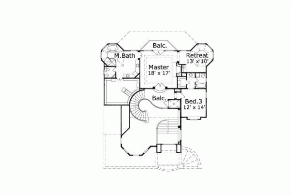 Upper/Second Floor Plan 19-208