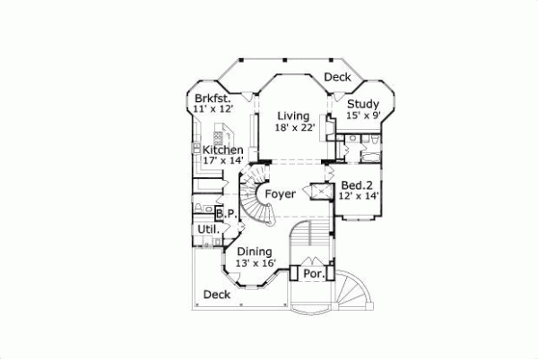 Upper/Second Floor Plan: 19-208