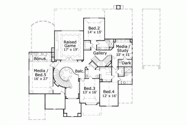 Upper/Second Floor Plan: 19-211