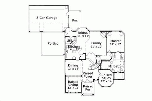 Main Floor Plan: 19-212