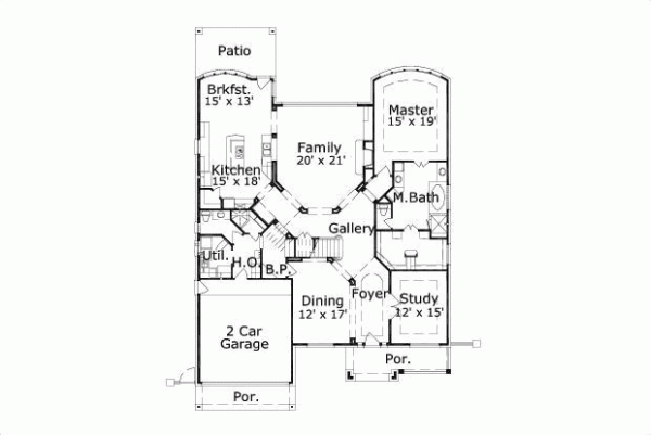 Main Floor Plan: 19-214