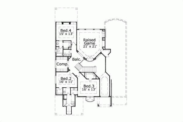 Upper/Second Floor Plan:19-214