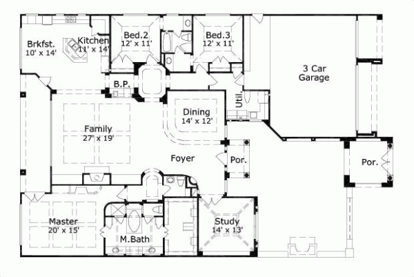 Main Floor Plan: 19-216