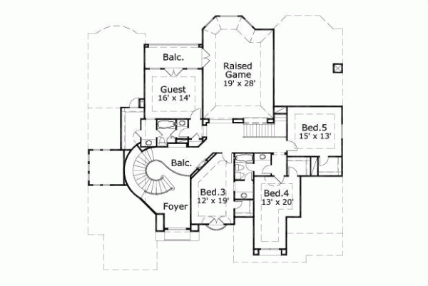 Upper/Second Floor Plan: 19-219