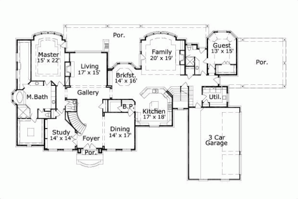 Main Floor Plan: 19-221