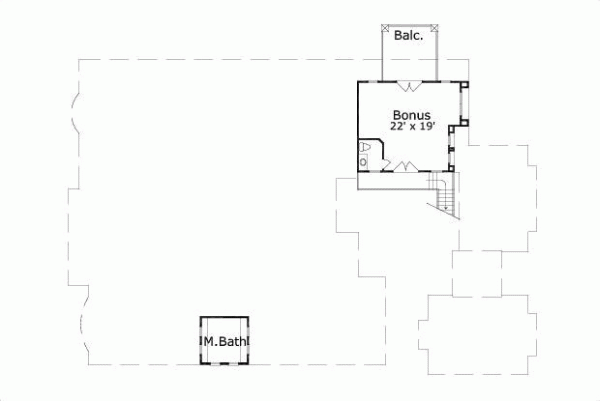 Upper/Second Floor Plan: 19-222