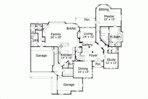 Main Floor Plan: 19-223