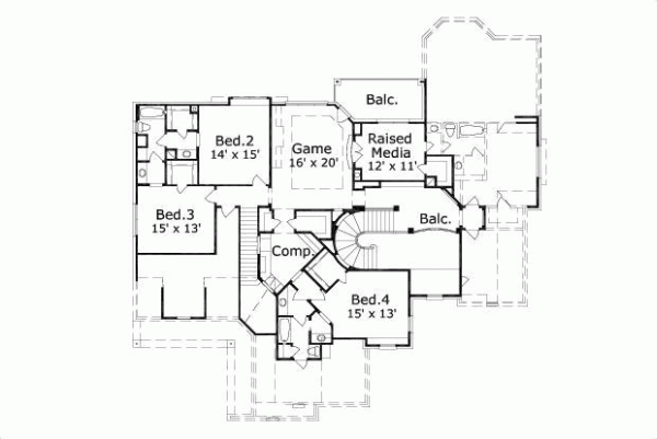 Upper/Second Floor Plan: 19-223