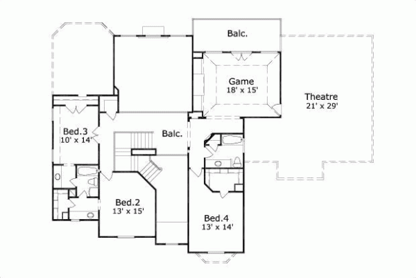 Upper/Second Floor Plan: 19-227