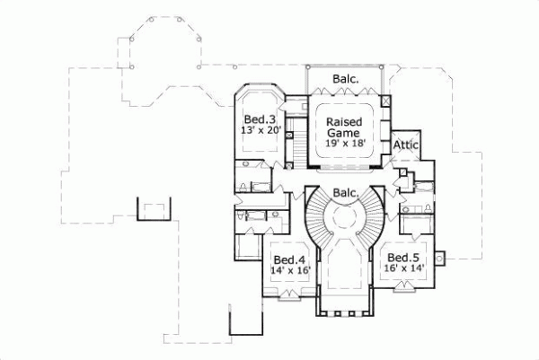 Upper/Second Floor Plan: 19-228