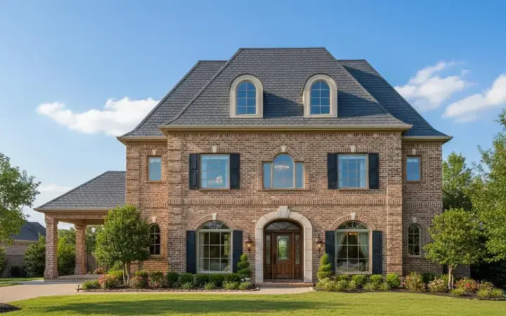 Traditional house plans 19-230 - front exterior, 3,770 sq ft, 5 bed, 3 bath house plans | Monster House Plans