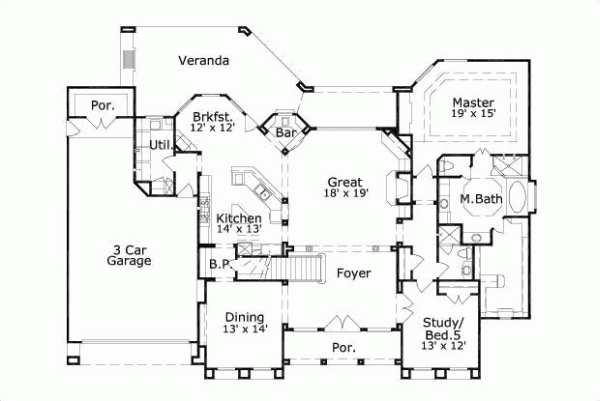 Main Floor Plan: 19-231