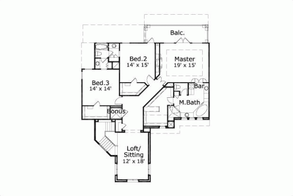 Upper/Second Floor Plan 19-232