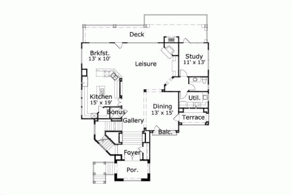 Upper/Second Floor Plan: 19-232