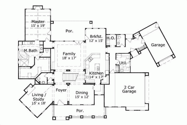 Main Floor Plan: 19-233
