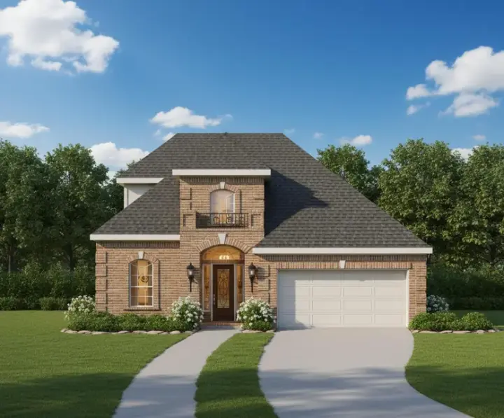 Traditional house plans 19-234 - front exterior, 2,370 sq ft, 3 bed, 2 bath house plans | Monster House Plans
