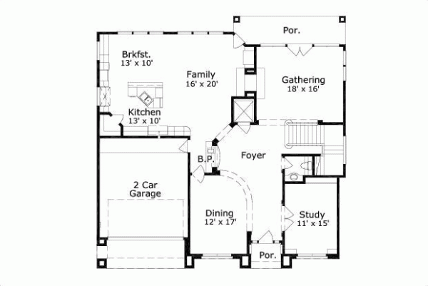 Main Floor Plan: 19-236