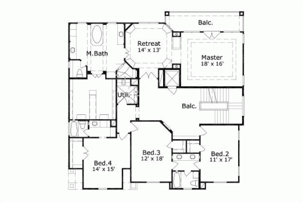 Upper/Second Floor Plan: 19-236