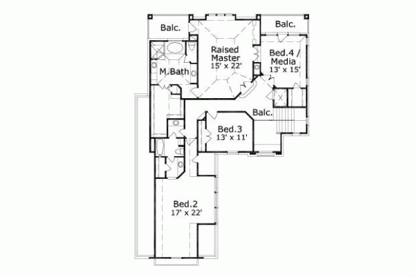 Upper/Second Floor Plan: 19-237