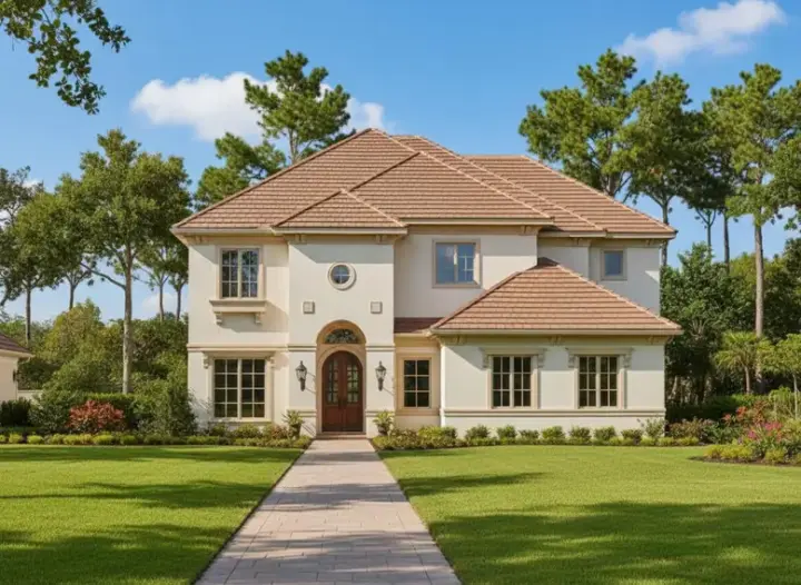 Traditional house plans 19-238 - front exterior, 3,299 sq ft, 5 bed, 3 bath house plans | Monster House Plans