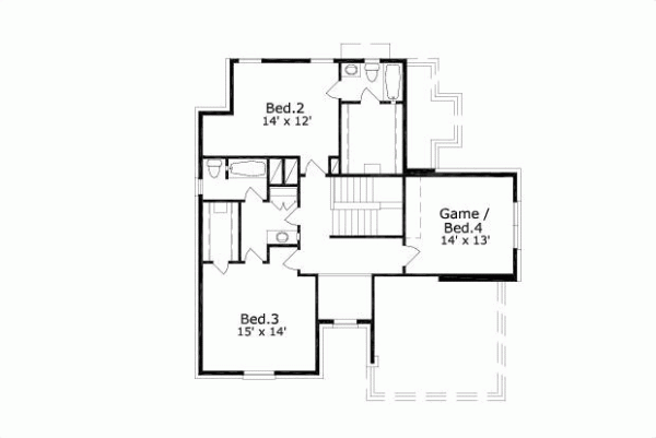 Upper/Second Floor Plan: 19-241
