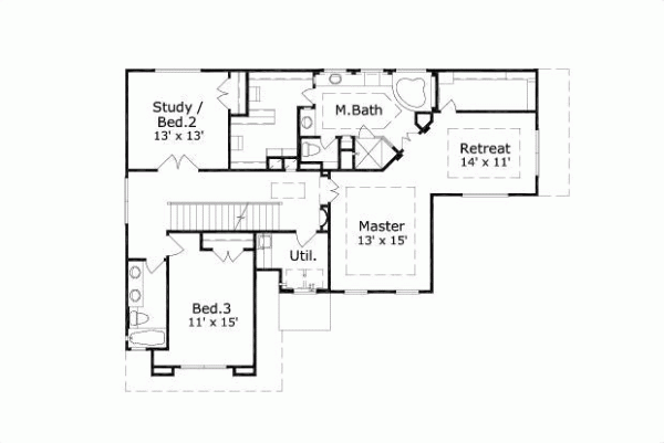 Upper/Second Floor Plan: 19-242