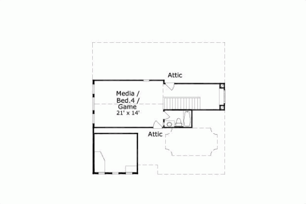 Upper/Second Floor Plan 19-244