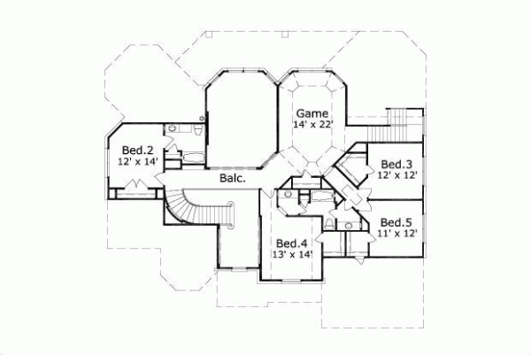 Upper/Second Floor Plan: 19-245