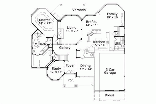 Main Floor Plan: 19-247