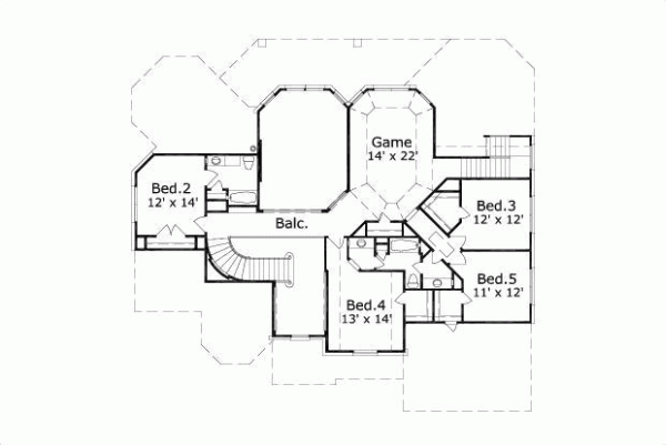 Upper/Second Floor Plan: 19-247