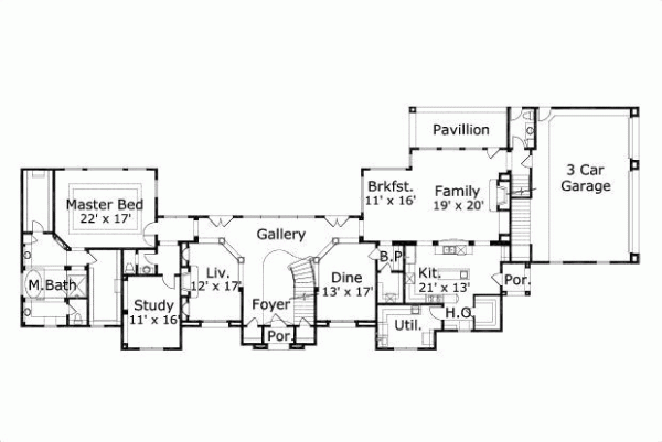 Main Floor Plan: 19-250