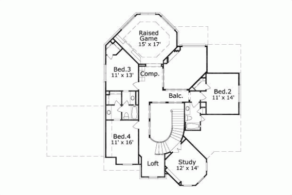 Upper/Second Floor Plan: 19-251
