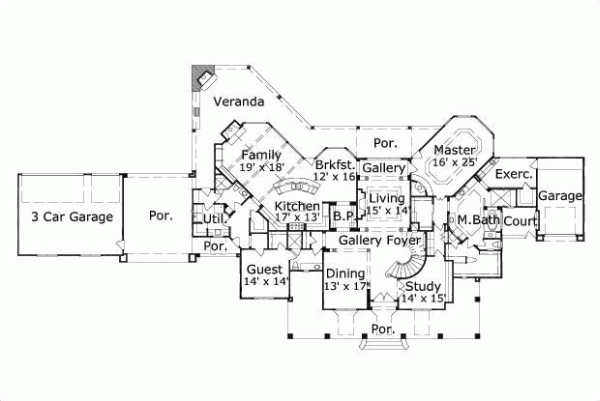 Main Floor Plan: 19-254