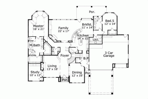 Main Floor Plan: 19-256