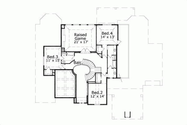 Upper/Second Floor Plan: 19-256
