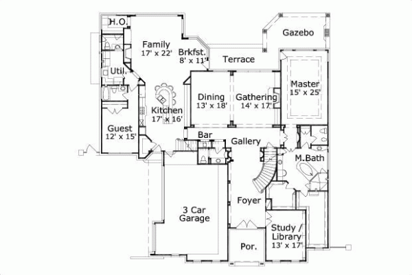 Main Floor Plan: 19-257