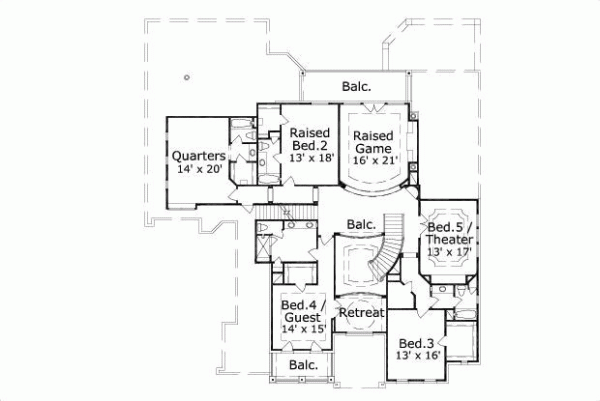 Upper/Second Floor Plan: 19-257