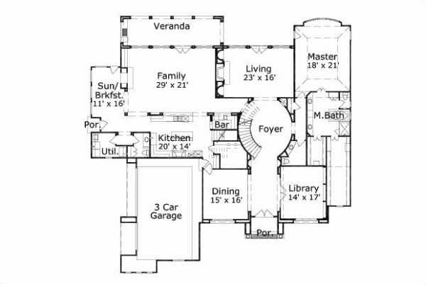 Main Floor Plan: 19-258