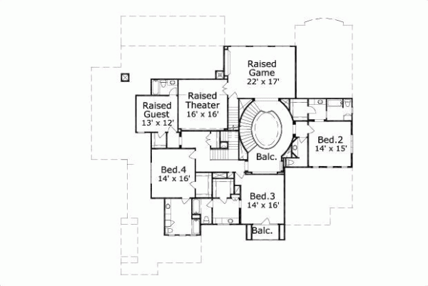 Upper/Second Floor Plan: 19-258